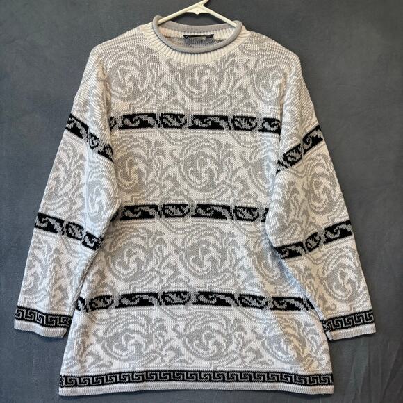 Vintage JJ Brown USA Knit Sweater Rollneck Holiday Winter Christmas Sparkly Glam - Picture 2 of 9